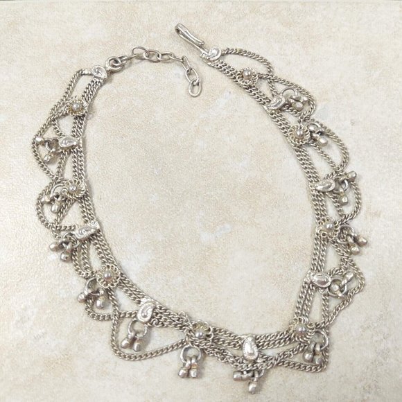 Ankle Bracelet Silver-Tone Anklets Boho Jewelry Leg  Vintage Trinket Jewel Gift - Picture 6 of 8